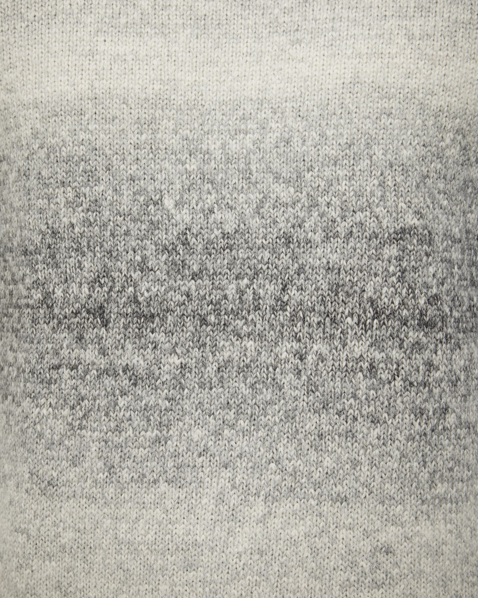 Space-Dyed Crew Neck Knit, Grey, hi-res